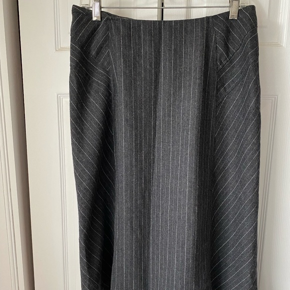 Jacob charcoal striped A line skirt size 9/10 - Picture 1 of 9